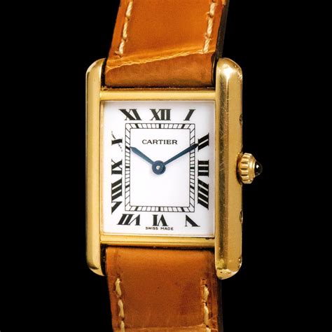 vintage cartier louis tank|cartier tank must preowned.